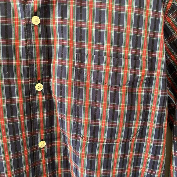 Scotch & Soda Men’s Button Up Shirt Size L Plaid Long Sleeve Preppy Classic - Picture 4 of 14